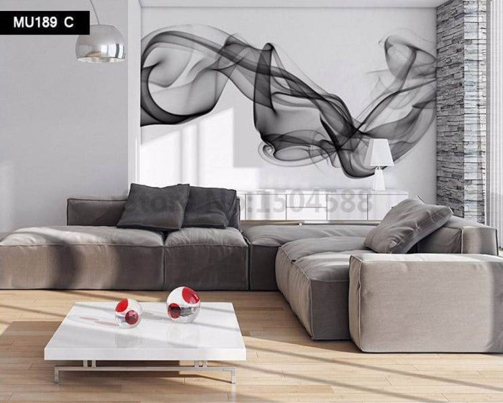 3D Wallpaper Abstract Smoke Art Marble